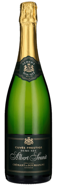 Albert Sounit - Crémant de Bourgogne Cuvée Prestige Demi-Sec 12,5% alk. - Hillerød