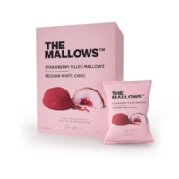 The Mallows - Strawberry filled Mallows + Rich Strawberry & Belgian White Chocolate