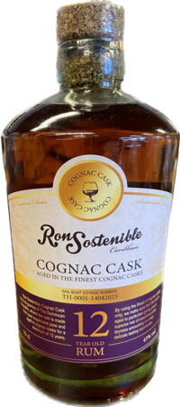 Ron Sostenible - Cognac Cask 12Y 43% alk.