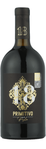 Diciotto - Primitivo Puglia 18% alk. 75 cl.