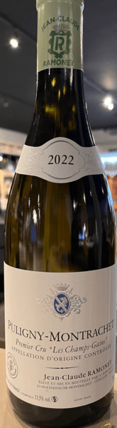 Domaine Jean-Claude Ramonet - Puligny Montrachet 1. Cru "Les Champs-Gains" 2022