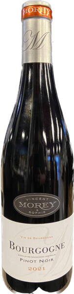 Vincent Morey - Bourgogne Pinot Noir 2021 13% alk.