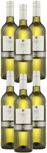 Ferret Colombard/Sauvignon Blanc Kassekøb 6 flasker