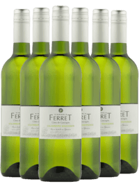 Ferret Colombard/Sauvignon Blanc – Kassekøb (6 flasker)