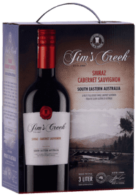 Jim's Creek Shiraz Cabernet Sauvignon - Bag-In-Box, 3 liter