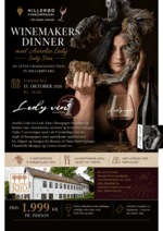 Winemaker's dinner / Ledy Vins - Søllerød Kro d. 15/10 kl. 18:00